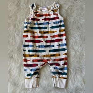 Hanna Andersson Cute Colorful Crayon Jumpsuit